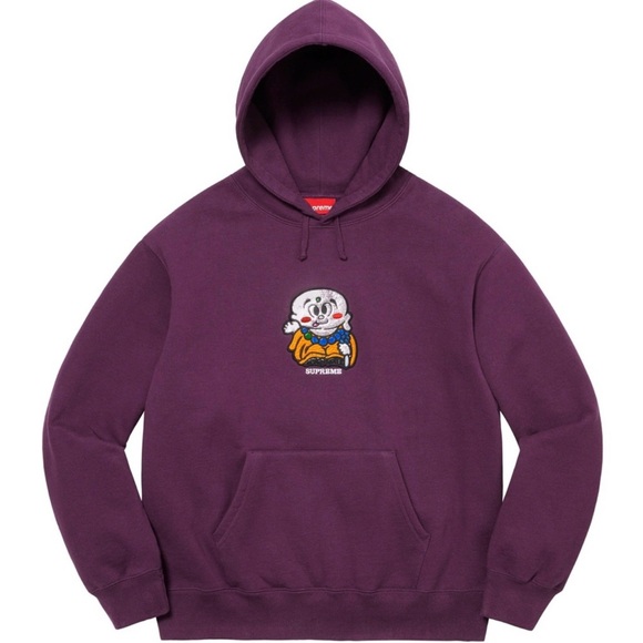 Supreme AOI Buddha Deep Purple Hoodie